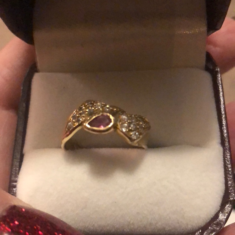 Diamond Ring Darling Italian gold ring - Picture 4 of 10